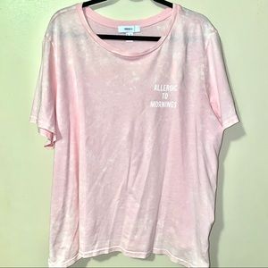 🌿2 for $15: Forever 21 Plus Size Pink BurnOut Tee